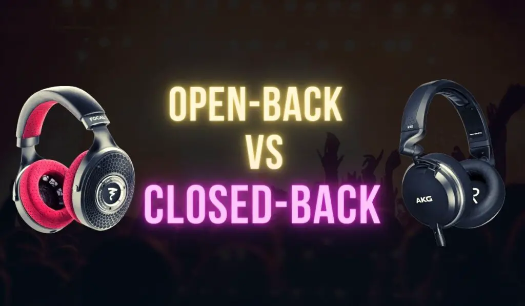 open-back vs closed-back
