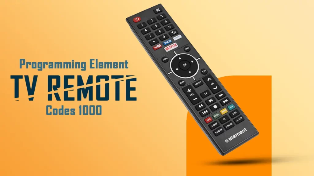Programming Element TV Remote