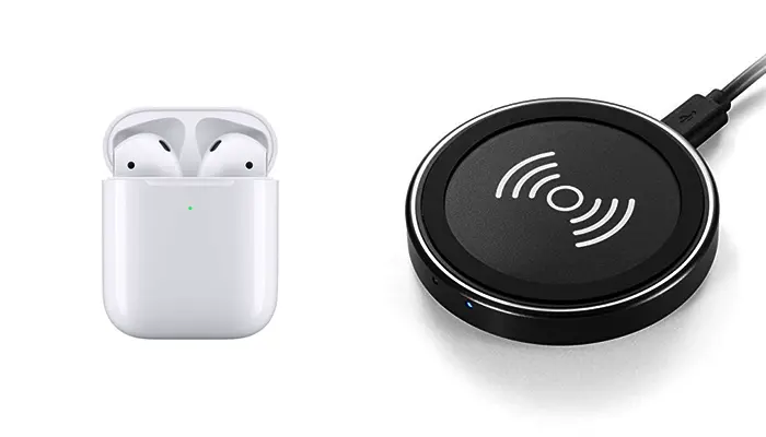 AIRPODS CASE CHARGING WITH WIRELESS CHARGER
