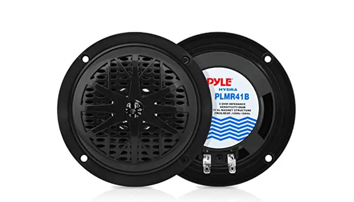 Pyle 4 Inch Dual Marine Speakers 1 Pair PLMR41B