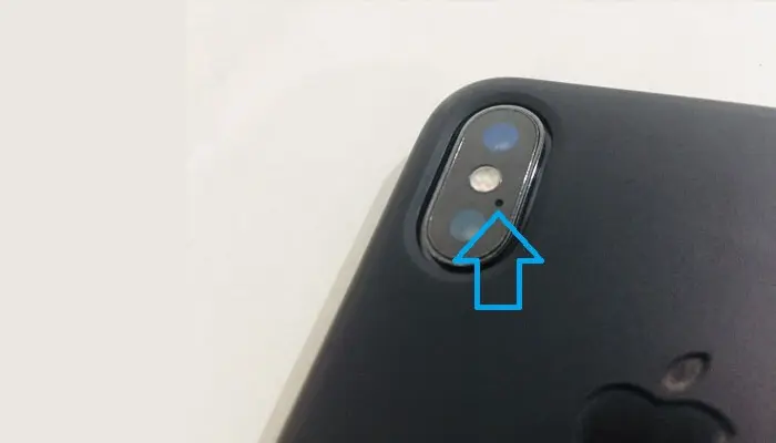 REAR MICROPHONE ON IPHONE XR